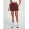 imageODODOS Womenss High Waist Tennis Skirts Cloud Feeling Builtin Shorts Athletic Golf Casual Skorts with PocketsBurgundy