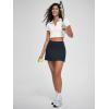 imageODODOS Womenss High Waist Tennis Skirts Cloud Feeling Builtin Shorts Athletic Golf Casual Skorts with PocketsDeep Navy