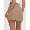 imageODODOS Womenss High Waist Tennis Skirts Cloud Feeling Builtin Shorts Athletic Golf Casual Skorts with PocketsLight Brown