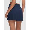 imageODODOS Womenss High Waist Tennis Skirts Cloud Feeling Builtin Shorts Athletic Golf Casual Skorts with PocketsNavy