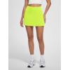imageODODOS Womenss High Waist Tennis Skirts Cloud Feeling Builtin Shorts Athletic Golf Casual Skorts with PocketsNeon Green