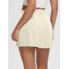 imageODODOS Womenss High Waist Tennis Skirts Cloud Feeling Builtin Shorts Athletic Golf Casual Skorts with PocketsOat Milk