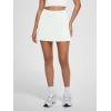 imageODODOS Womenss High Waist Tennis Skirts Cloud Feeling Builtin Shorts Athletic Golf Casual Skorts with PocketsPorcelain White