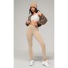 imageODODOS Buttery Soft Lounge Yoga Leggings for Women 23quot  25quot 28quot High Waist Yoga PantsBeige