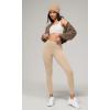imageODODOS Buttery Soft Lounge Yoga Leggings for Women 23quot  25quot 28quot High Waist Yoga PantsBeige