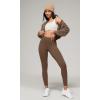 imageODODOS Buttery Soft Lounge Yoga Leggings for Women 23quot  25quot 28quot High Waist Yoga PantsBrunette