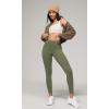 imageODODOS Buttery Soft Lounge Yoga Leggings for Women 23quot  25quot 28quot High Waist Yoga PantsDark Olive