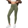 imageODODOS Buttery Soft Lounge Yoga Leggings for Women 23quot  25quot 28quot High Waist Yoga PantsDark Olive