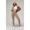 imageODODOS Buttery Soft Lounge Yoga Leggings for Women 23quot  25quot 28quot High Waist Yoga PantsLight Brown