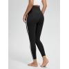 imageODODOS Buttery Soft Lounge Yoga Leggings for Women 23quot  25quot 28quot High Waist Yoga PantsPiping Black