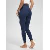 imageODODOS Buttery Soft Lounge Yoga Leggings for Women 23quot  25quot 28quot High Waist Yoga PantsPiping Navy