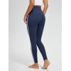 imageODODOS Buttery Soft Lounge Yoga Leggings for Women 23quot  25quot 28quot High Waist Yoga PantsPiping Navy