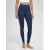 imageODODOS Buttery Soft Lounge Yoga Leggings for Women 23quot  25quot 28quot High Waist Yoga PantsPiping Navy