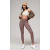 imageODODOS Buttery Soft Lounge Yoga Leggings for Women 23quot  25quot 28quot High Waist Yoga PantsPurple Taupe