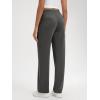 imageODODOS Womens Modal Soft Classic Pants Mid Rise PullOn Lounge Casual Work Pants with Pockets29 InseamCharcoal