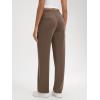 imageODODOS Womens Modal Soft Classic Pants Mid Rise PullOn Lounge Casual Work Pants with Pockets29 InseamNutria