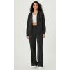 imageODODOS Womens Modal Soft FullZip Hoodies Casual Relaxed Fall Outfit Hooded Jacket with PocketsBlack