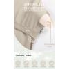 imageODODOS Womens Cloud Feeling Tank Dress with Separate Shorts and Built in Bra U Back Mini Tennis DressDark Beige
