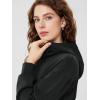 imageODODOS Modal Soft Fleece Lined Hoodie for Women Long Sleeve RelaxedFit Pullover Casual Basic SweatshirtBlack