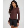 imageODODOS Womens Long Sleeve Performance TShirts  Ultra Soft Stratum Tech Crew Neck Tee UPF 50 Essential TopJava Heather