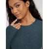 imageODODOS Womens Long Sleeve Performance TShirts  Ultra Soft Stratum Tech Crew Neck Tee UPF 50 Essential TopNavy Heather