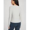 imageODODOS Womens Long Sleeve Performance TShirts  Ultra Soft Stratum Tech Crew Neck Tee UPF 50 Essential TopSalt Heather
