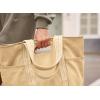 imageODODOS 29L Oversized Canvas Tote Bag Large Capacity Open Top Shoulder Bags for Gym Workout Shopping Beach TravelSoybean