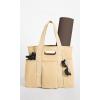 imageODODOS 29L Oversized Canvas Tote Bag Large Capacity Open Top Shoulder Bags for Gym Workout Shopping Beach TravelSoybean