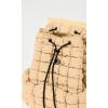 imageODODOS Quilted Backpack 20 for Women Lightweight Puffer Hiker Pack Drawstring Padding Travel Gym Bag BlackBeige