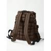imageODODOS Quilted Backpack 20 for Women Lightweight Puffer Hiker Pack Drawstring Padding Travel Gym Bag BlackDark Brown