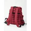 imageODODOS Quilted Backpack 20 for Women Lightweight Puffer Hiker Pack Drawstring Padding Travel Gym Bag BlackTrue Red