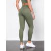 imageODODOS Tummy Control Compression Leggings for Women 25quot  28quot High Waist Workout Running Yoga PantsDark Olive