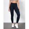 imageODODOS Tummy Control Compression Leggings for Women 25quot  28quot High Waist Workout Running Yoga PantsDeep Navy