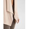 imageODODOS Womens Drape Open Front Cardigans Cozy Soft Long Sleeve Casual Wrap Outerwear with Pockets Thumb HoleBeige