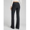 imageODODOS Womens Foldover Pants  Ultra Soft Stratum Tech Performance Mid Rise Casual Lounge Yoga Pants  30quot InseamBlack Heather