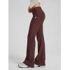 imageODODOS Womens Foldover Pants  Ultra Soft Stratum Tech Performance Mid Rise Casual Lounge Yoga Pants  30quot InseamJava Heather