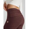 imageODODOS Womens Foldover Pants  Ultra Soft Stratum Tech Performance Mid Rise Casual Lounge Yoga Pants  30quot InseamJava Heather
