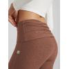 imageODODOS Womens Foldover Pants  Ultra Soft Stratum Tech Performance Mid Rise Casual Lounge Yoga Pants  30quot InseamTamarind Heather