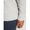 imageODODOS Womens FullZip Hoodie  Stratum Tech Ultra Soft Outfit UPF 50 Performance Hooded Jacket with PocketsSalt Heather