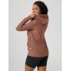 imageODODOS Womens FullZip Hoodie  Stratum Tech Ultra Soft Outfit UPF 50 Performance Hooded Jacket with PocketsTamarind Heather