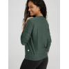 imageODODOS Womens Long Sleeve Crewneck Tee  UltraSoft Stratum Tech Performance TShirts UPF 50 Daily Pullover TopsAspen Heather