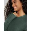 imageODODOS Womens Long Sleeve Crewneck Tee  UltraSoft Stratum Tech Performance TShirts UPF 50 Daily Pullover TopsAspen Heather