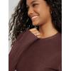 imageODODOS Womens Long Sleeve Crewneck Tee  UltraSoft Stratum Tech Performance TShirts UPF 50 Daily Pullover TopsJava Heather