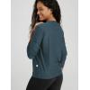 imageODODOS Womens Long Sleeve Crewneck Tee  UltraSoft Stratum Tech Performance TShirts UPF 50 Daily Pullover TopsNavy Heather