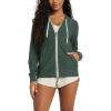 imageODODOS Womens FullZip Hoodie  Stratum Tech Ultra Soft Outfit UPF 50 Performance Hooded Jacket with PocketsAspen Heather