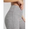 imageODODOS Womens Bootcut Yoga Pants Tummy Control Non See Through Bootleg Gym Workout PantsSand Gray Heather
