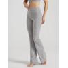 imageODODOS Womens Bootcut Yoga Pants Tummy Control Non See Through Bootleg Gym Workout PantsSand Gray Heather