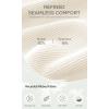 imageODODOS 3Pack Seamless Crop Tank for Women Ribbed Soft High Neck Cropped TopsErmineivorystar White