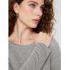 imageODODOS Womens Long Sleeve TShirts Graphene Ultralight Soft Breathable Side Slit Basic Yoga Workout Casual TopLight Gray