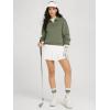 imageODODOS Modal Soft HalfZip Collared Sweatshirts for Women Long Sleeve Relaxed Fit Pullover Top with PocketsDark Sage